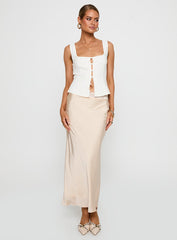 The Charmaine Maxi Skirt Cream