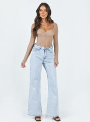 Leonie Bodysuit Beige