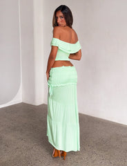 Denali Maxi Skirt - Soft Mint