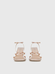 Billini Brynlee Heels Champagne Satin