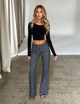 Kittie High Rise Pant - Grey