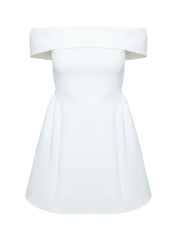 Main Character Strapless Mini Dress White