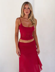 Mariana Skirt - Red