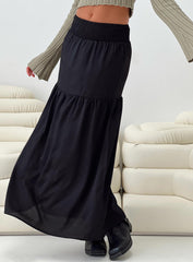 Dion Maxi Skirt Black