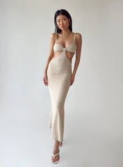 Shanni Maxi Dress Beige