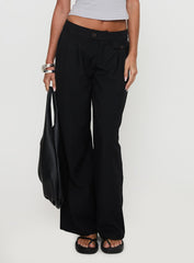 Sallon Low Rise Pants Black
