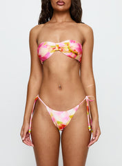 Drench Bikini Bottoms Pink Floral