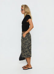 Hudsen Longline Cargo Shorts Camo