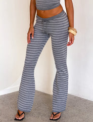 Leora Pant - Grey Stripe