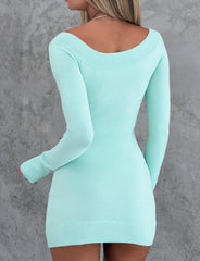 Parker Knit Dress - Mint Green