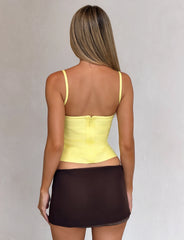 Midori Bandage Top - Yellow