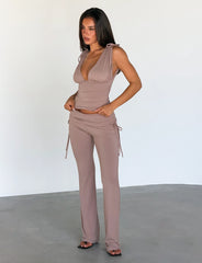 Halona Pant - Mocha