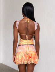 Dune Mesh Top - Creamsicle