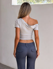Marita Top - Dove Grey