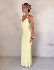 Zeneva Maxi Dress - Lemon