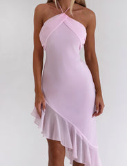 Elarina Midi Dress - Pink