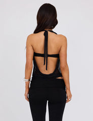 Makena Two-Piece Top - Black
