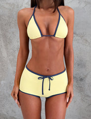 Kristin Bikini Top - Yellow : Pale Yellow